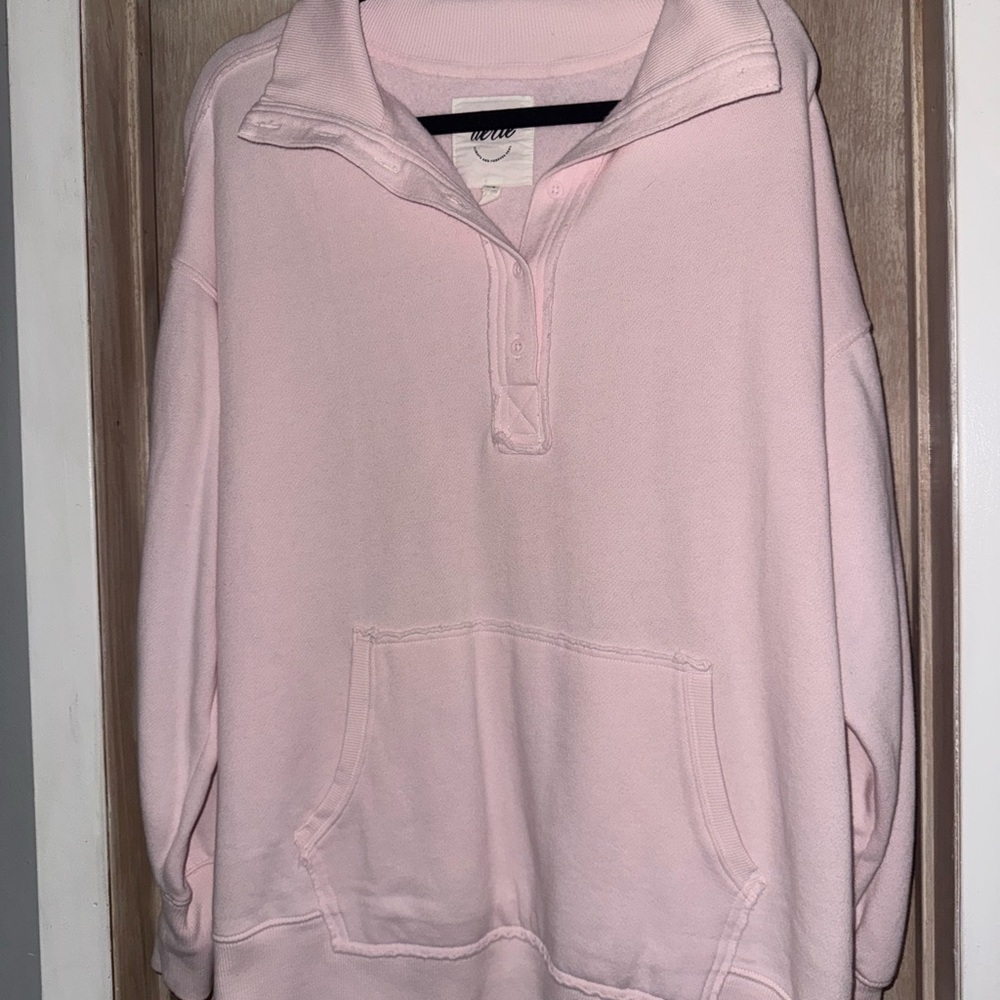 Aerie Vintage Popover Polo Sweatshirt